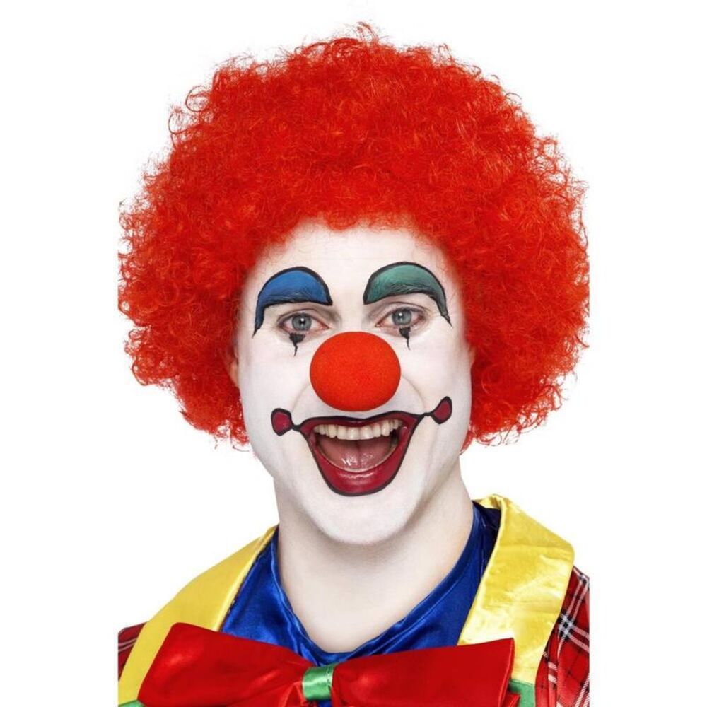 Smiffys Crazy Clown Wig / Red